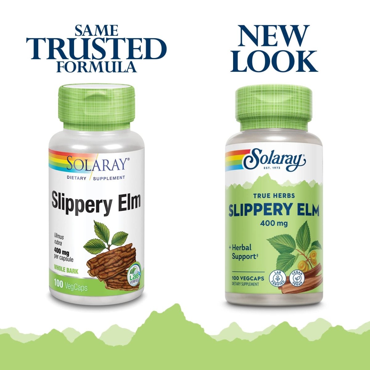 SOLARAY Slippery Elm Bark 400mg 100 VegCaps