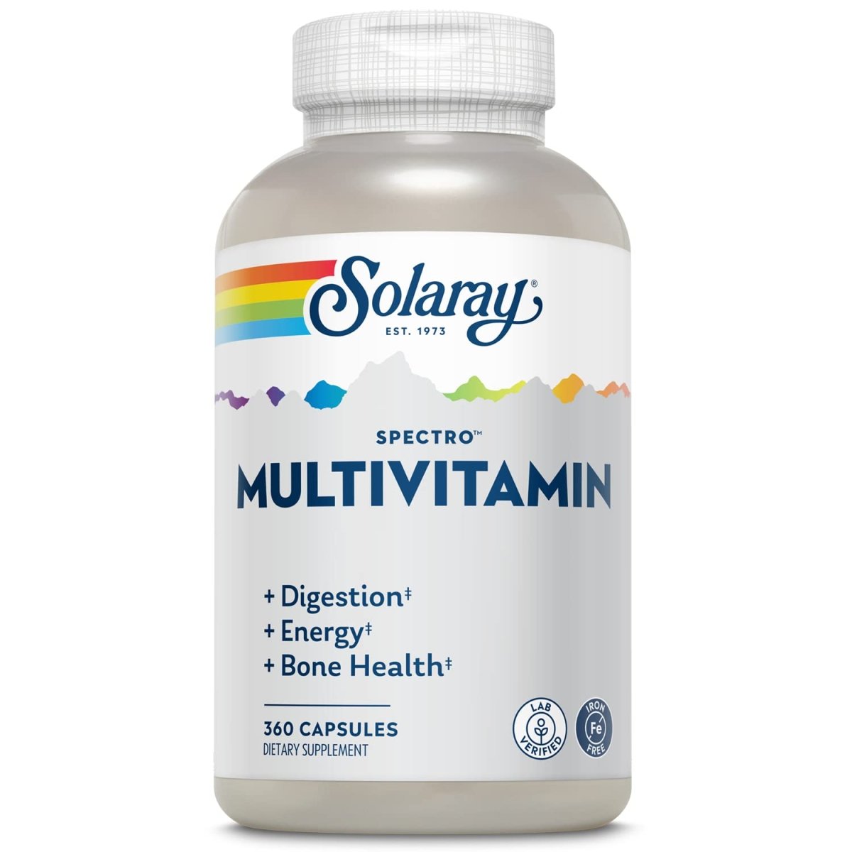 SOLARAY Spectro Multivitamin, No Iron 250 Caps