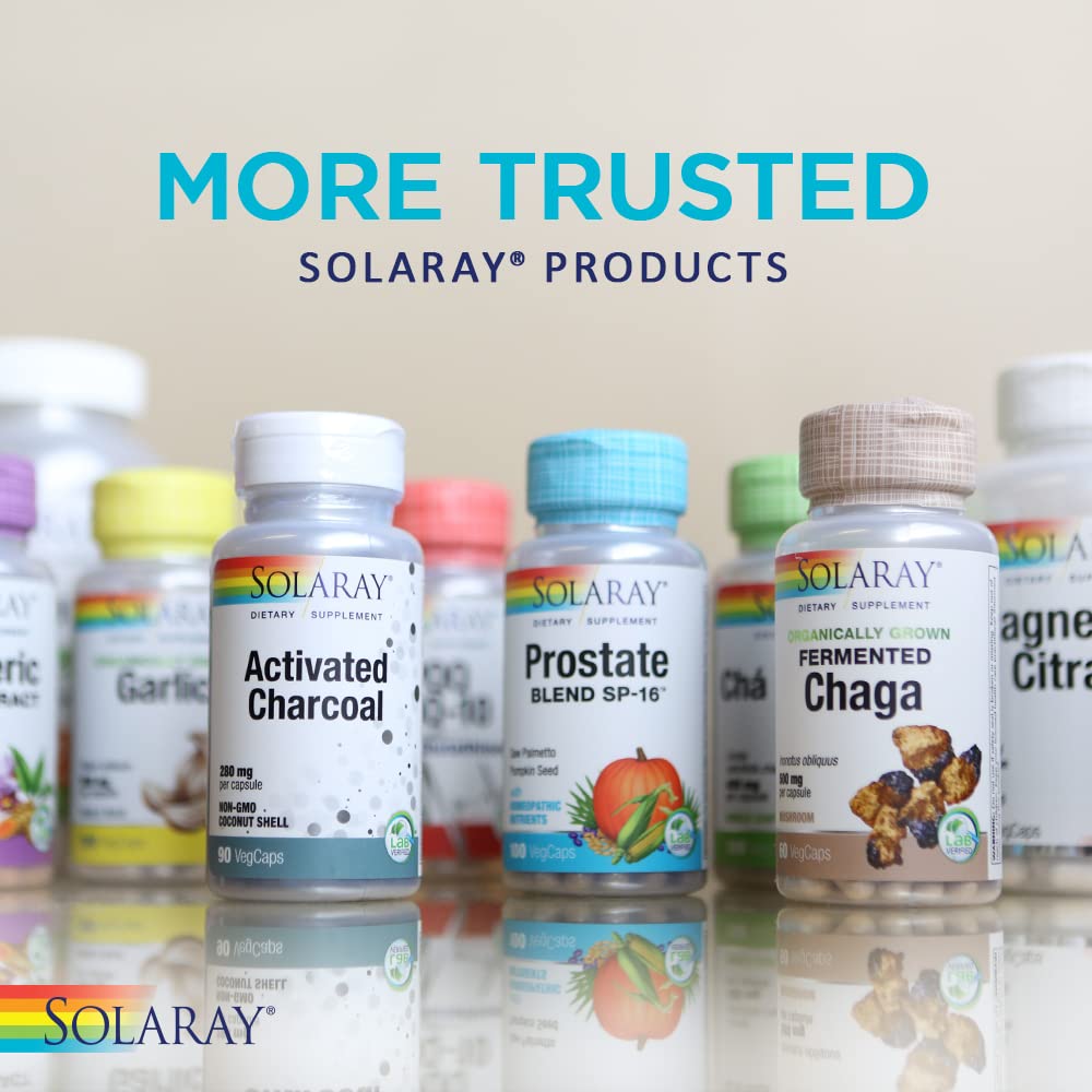 SOLARAY St Johns Wort 325mg Whole Aerial Non-GMO, Vegan Lab Verified (100 CT)