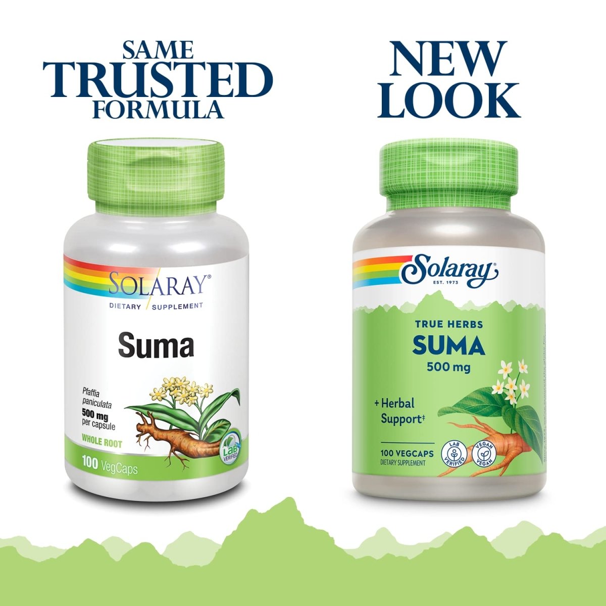 SOLARAY Suma Root 500mg 100 VegCaps