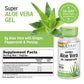 SOLARAY Super Aloe Vera Gel - 8000mg - 100 Capsules