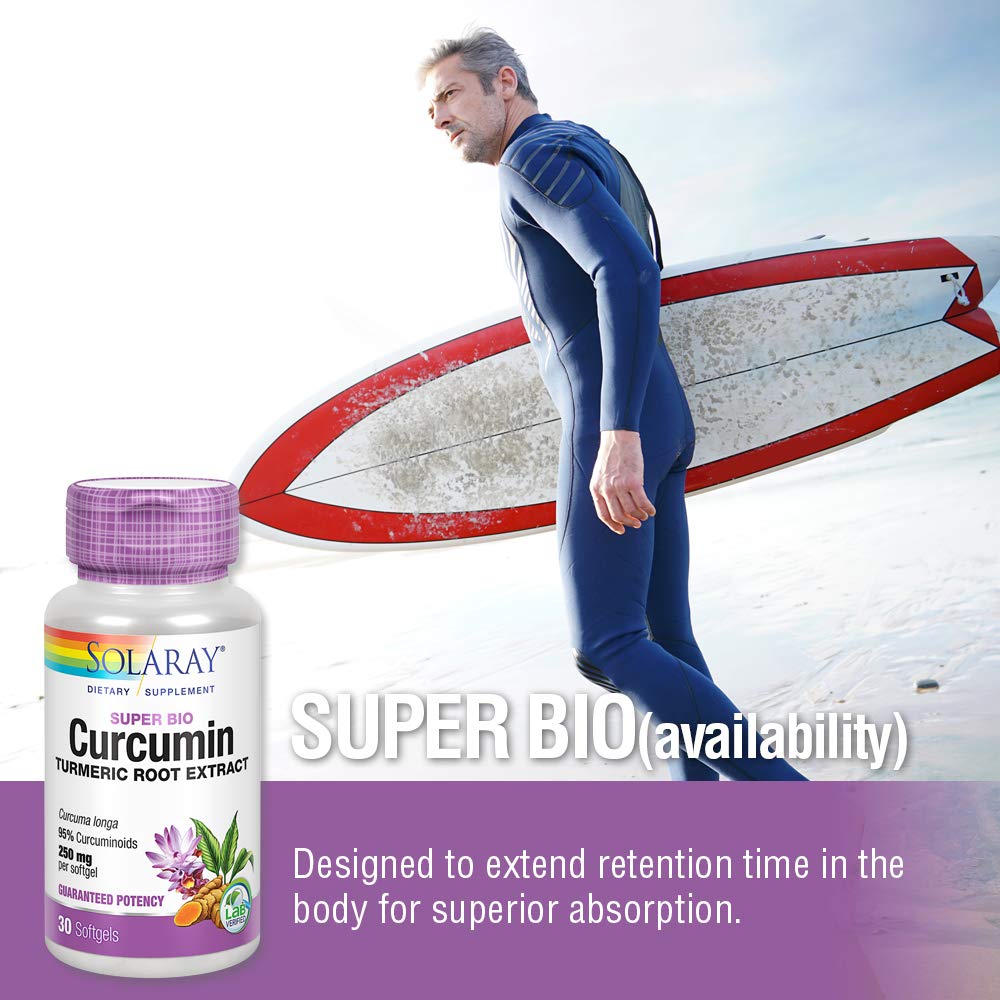 SOLARAY Super Bio Curcumin 250mg 30 Softgels
