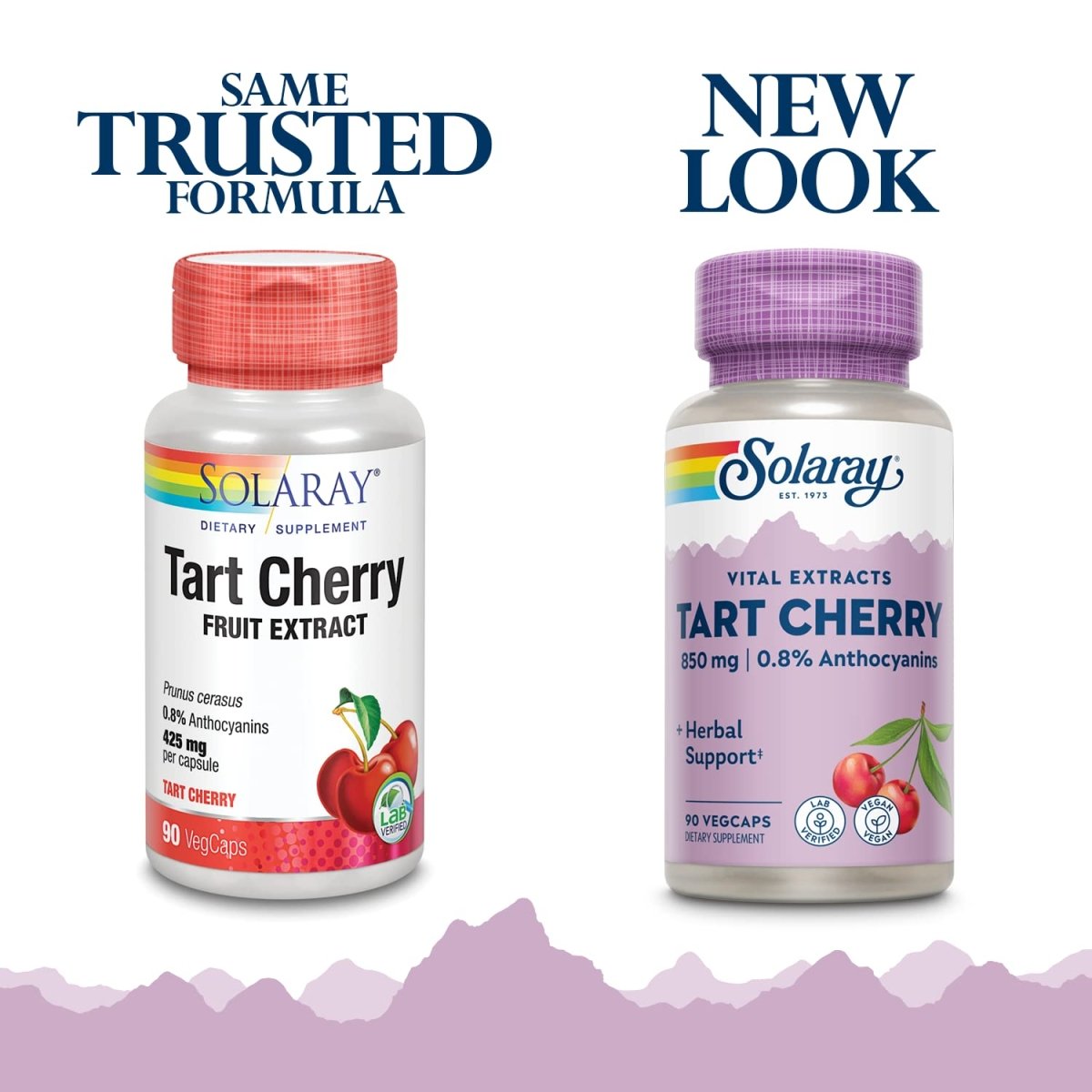 SOLARAY Tart Cherry Fruit Extract 425mg 90 VegCaps