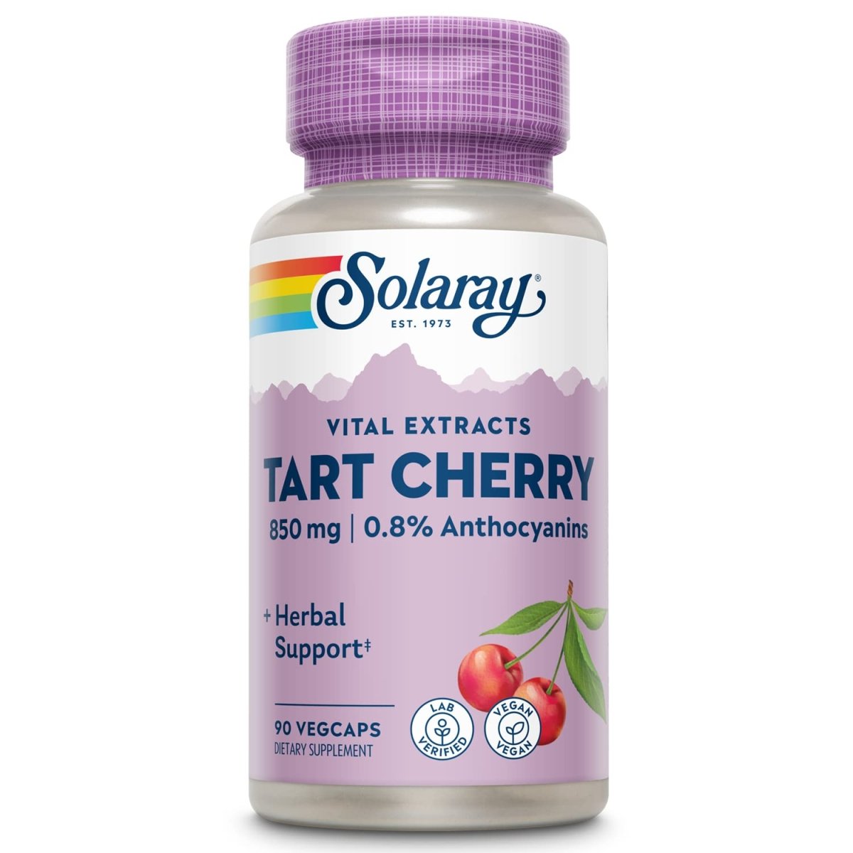 SOLARAY Tart Cherry Fruit Extract 425mg 90 VegCaps