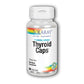 Solaray Thyroid Caps Raw Gland Concentrate, Freeze Dried Healthy Thyroid Support Thyroxin Free 60ct