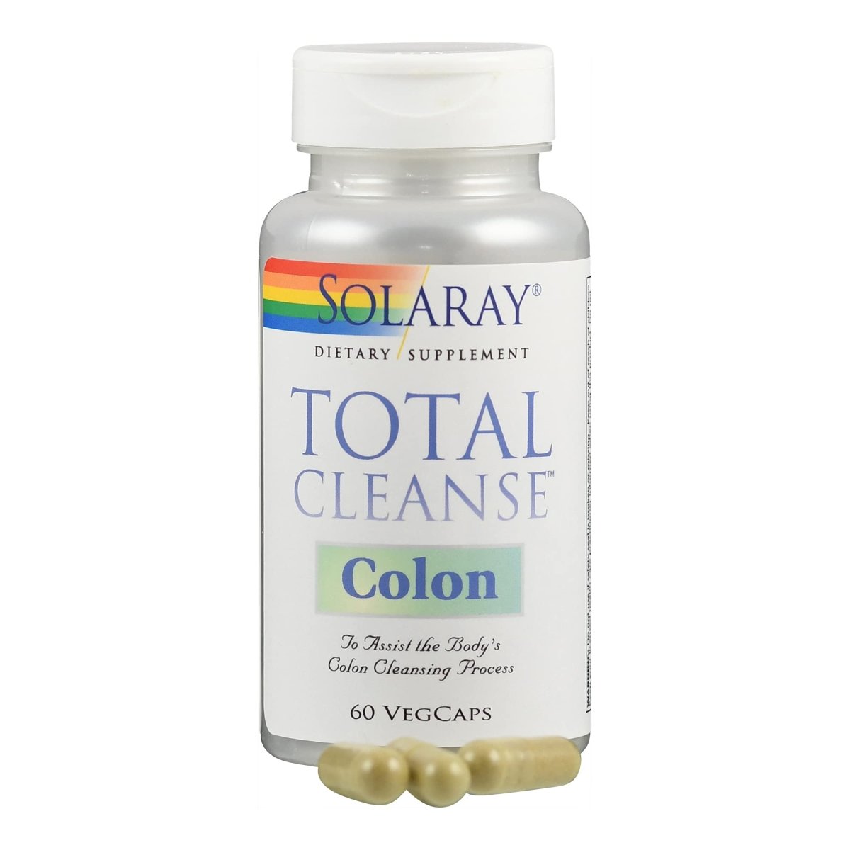 SOLARAY Total Cleanse Colon, Veg Cap (Btl-Plastic) 60 Count