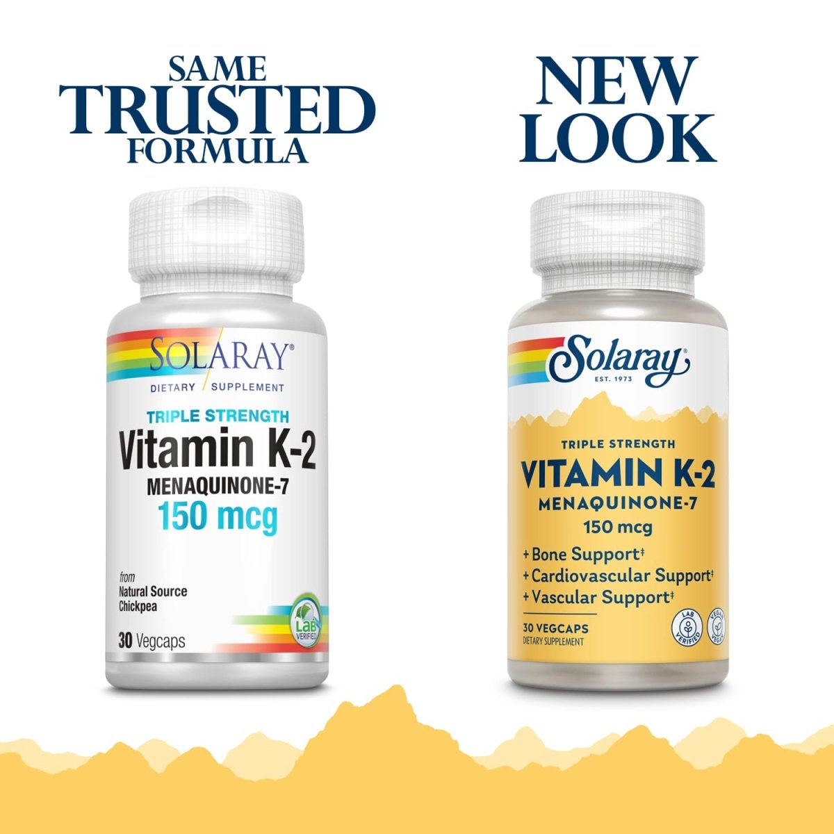 SOLARAY Triple Strength Vitamin K-2 as MK-7, 150 mcg 30ct