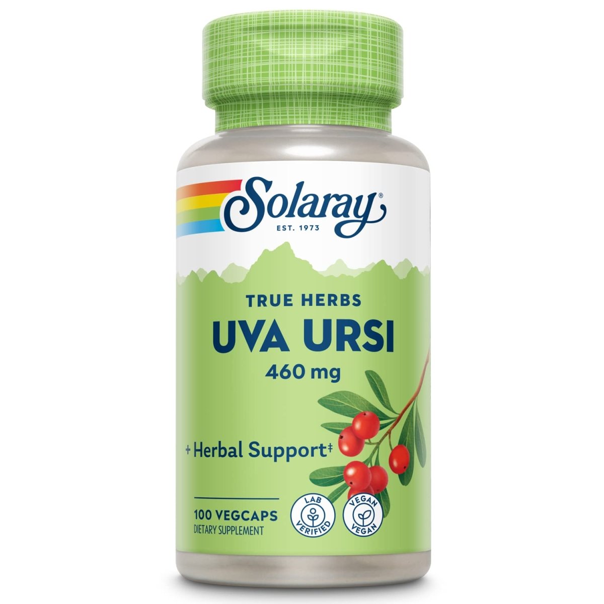 SOLARAY Uva Ursi Leaf 460 mg 100ct (Take 3 Daily)