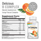 Solaray Vitamin B-Complex 250mg Natural Orange Flavor 50 Chewables