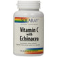 SOLARAY Vitamin C & Echinacea Root Healthy Immune System Support with 500mg VIT C & 300mg Echinacea per VegCap 120ct