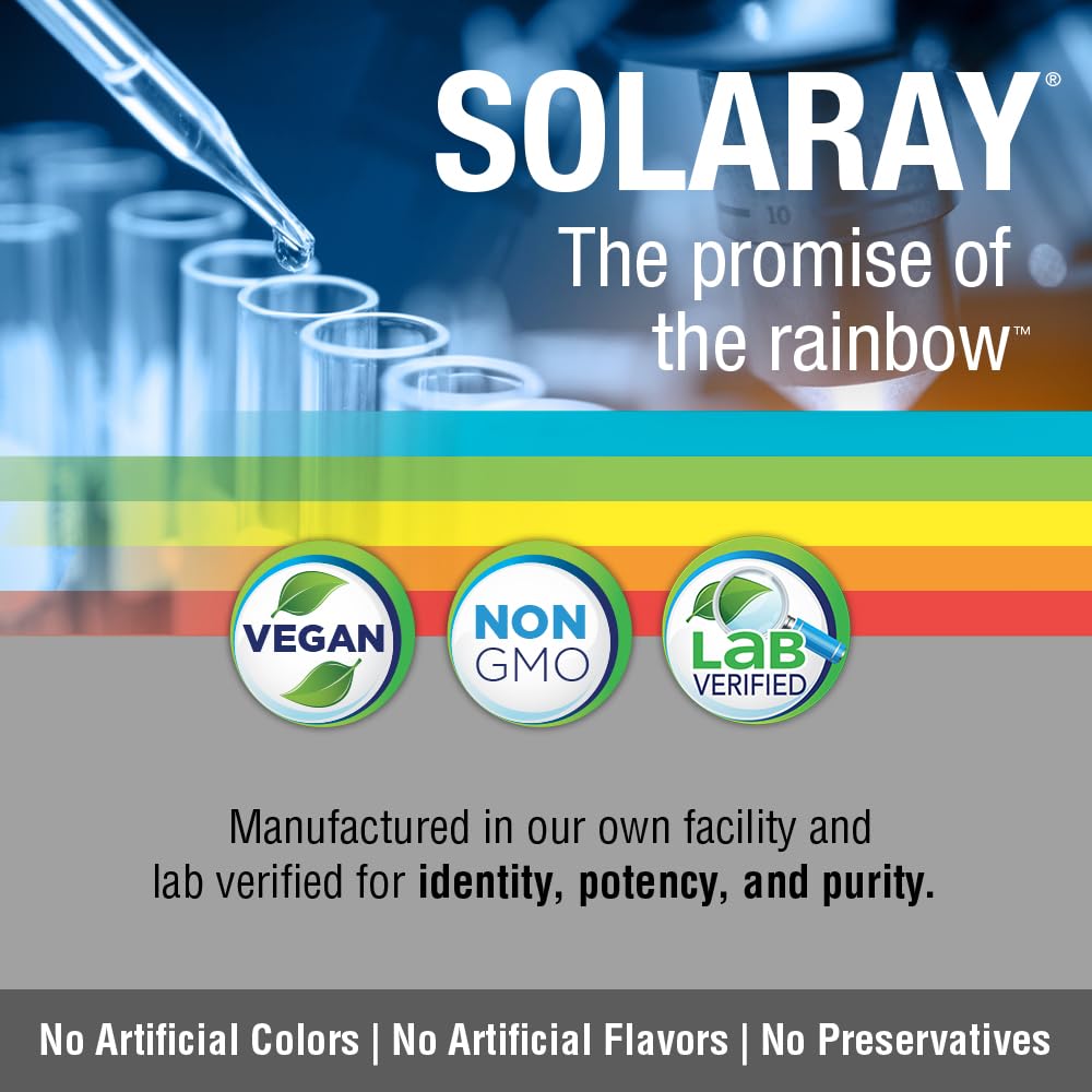 SOLARAY Vitamin C w/Bioflavonoid Complex 500mg 100 VegCaps