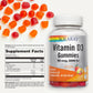 SOLARAY Vitamin D3 Gummies 50 mcg, 2000 IU 30 Serv, 60 Ct