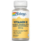 SOLARAY Vitamin E d-Alpha Tocopherol 268mg (400 IU) Heart & Skin Health, Antioxidant Activity Support (50 CT)