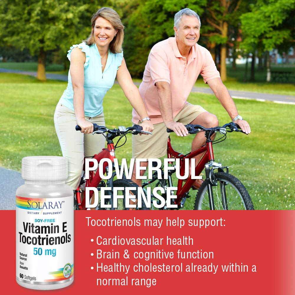 SOLARAY Vitamin E Tocotrienols 50mg 50ct