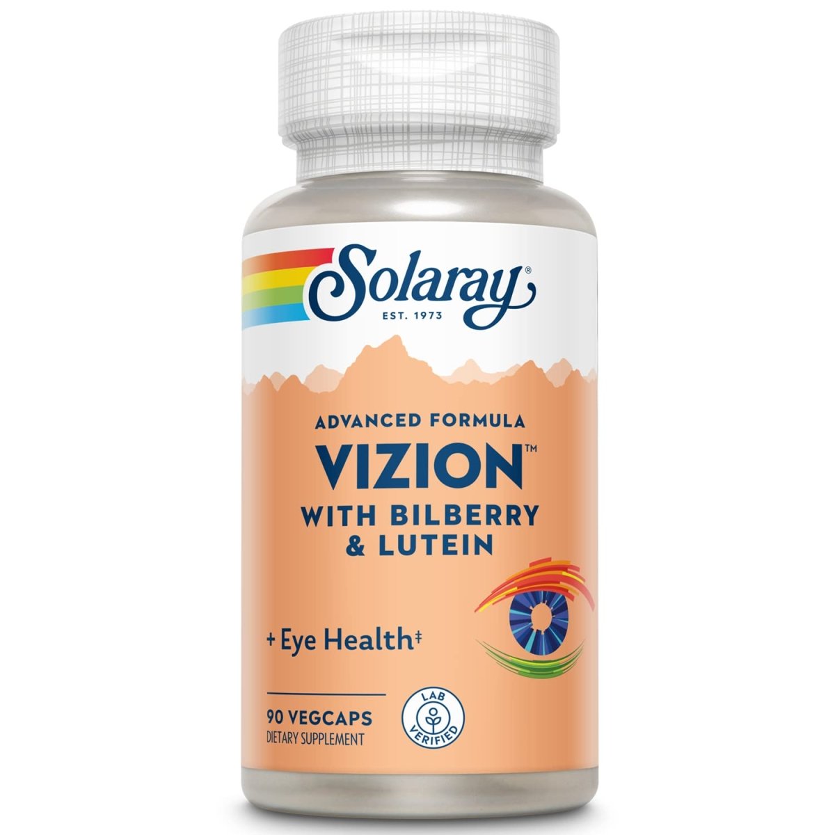 SOLARAY Vizion, Veg Cap (Btl-Plastic) 42mg 90ct