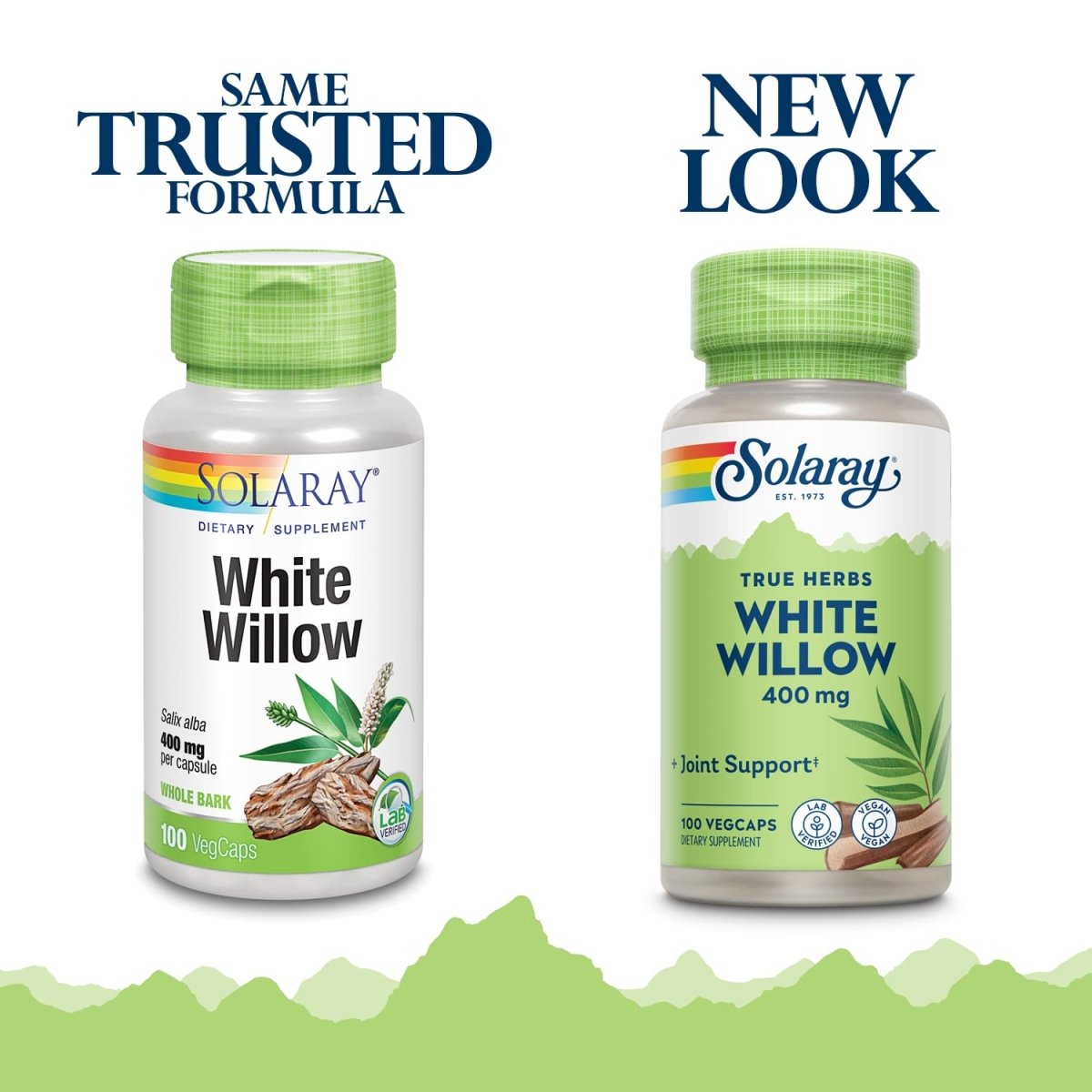 Solaray White Willow Bark 400mg - 100 Capsules