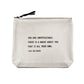 You Are Unrepeatable (D.M. Dellinger Quote) Canvas Zip Bag
