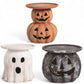 Terracotta Halloween Pillar Candle Holders | 3 Styles