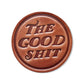 The Good Shit Leather Coaster