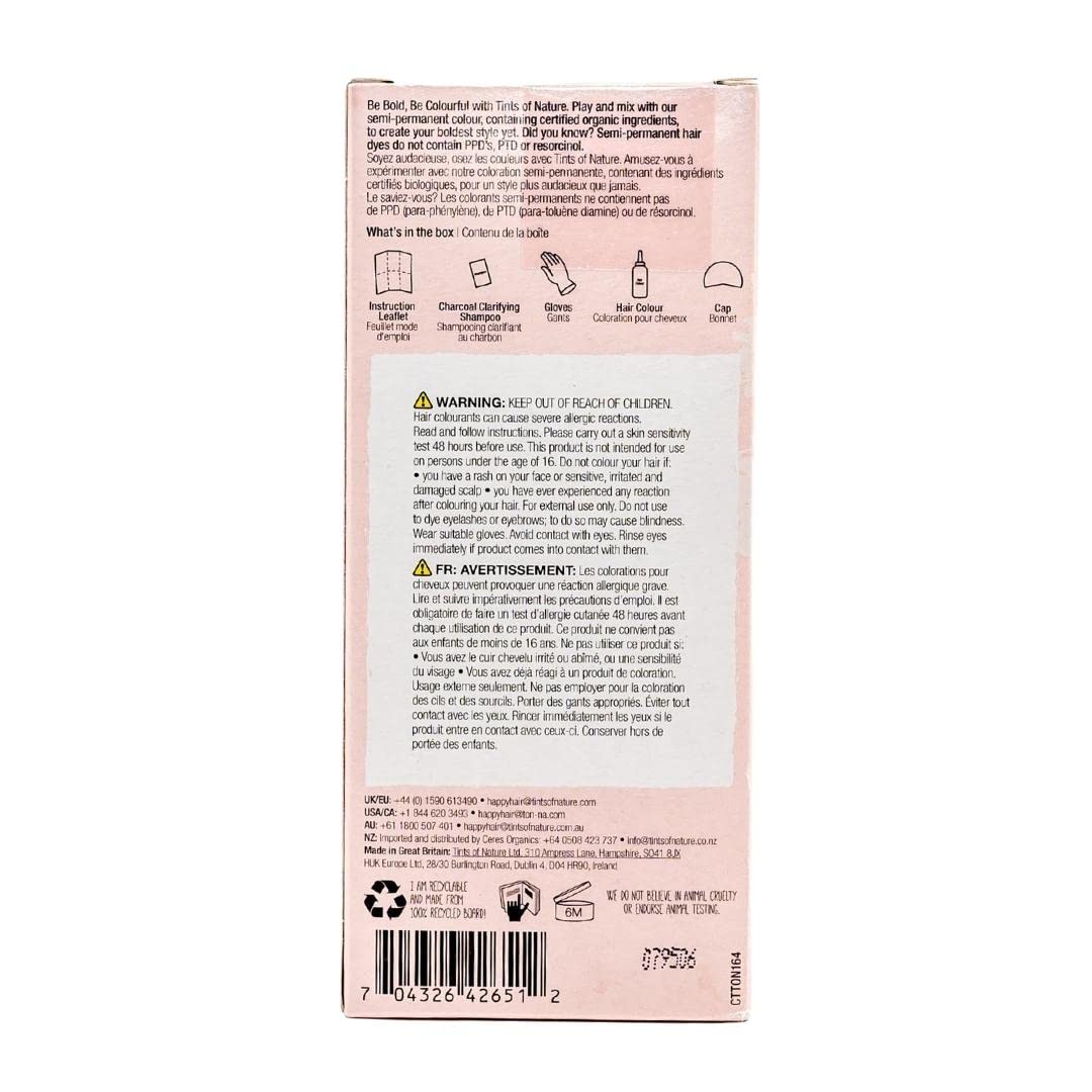 Tints Of Nature - Semi-Permanent Hair Color Bold Rose Gold - 2.46 fl. oz.