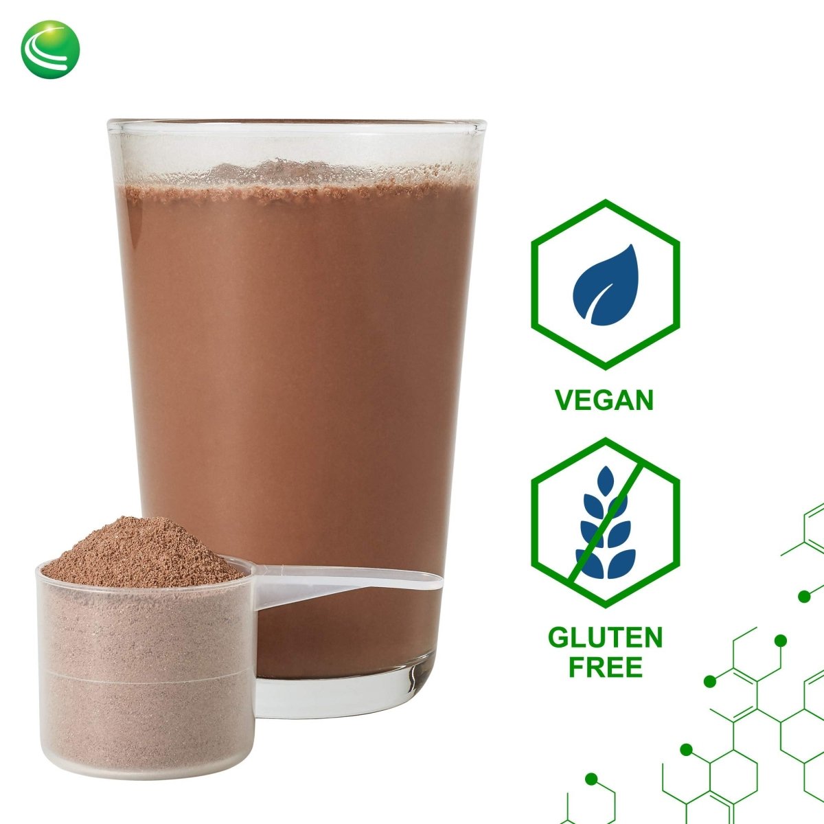 UltraLean Vegan Chocolate - Nutritional Plant-Based Protein Supplement, 1.4 Lb