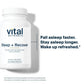Vital Nutrients Sleep + Recover  90 Capsules
