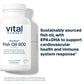 Vital Nutrients Ultra Pure Fish Oil 800 Lemon 90 Softgels