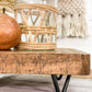 Rustic Wood Display Riser with Hairpin Legs