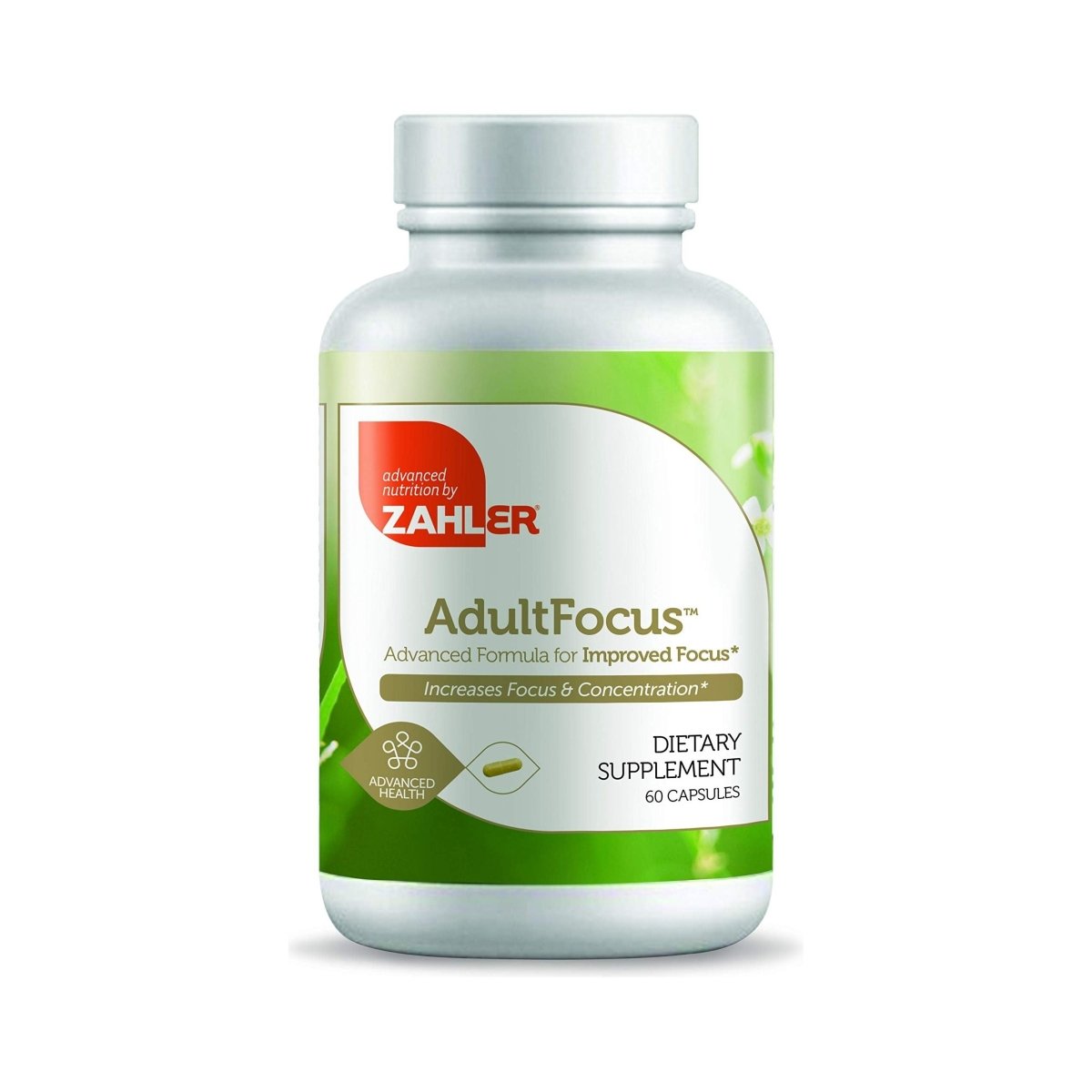 Zahler - AdultFocus Cognitive Health Support - 60 Capsules