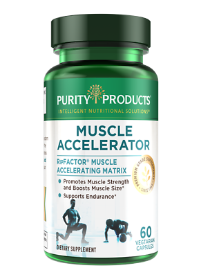 Purity Products Muscle Accelerator 650mg RipFactor Patented Clinically Tested 60