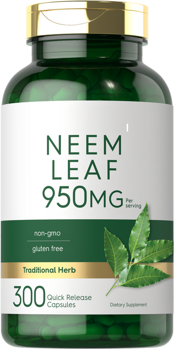 Neem Leaf 950mg Blood Sugar Support 300 Caps Neem Azadirachta