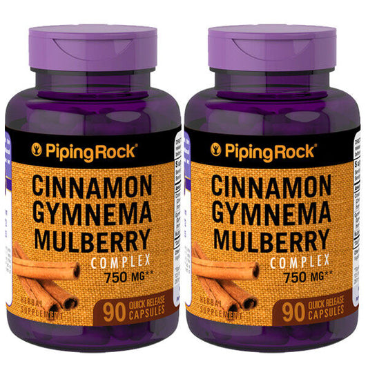 Cinnamon Gymnema Sylvestre Mulberry Complex 1500mg per 2-2X90Caps AMPK Activator