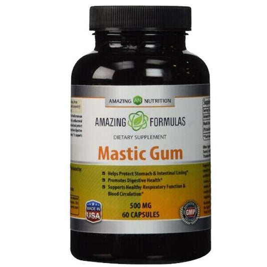 Amazing Nutrition Formulas Mastic Gum 1000Mg 60Caps Pistacia Lentiscus stem/leaf