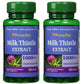 Milk Thistle 1000mg 4:1 Extract 2X90 or 1X180 (Silybum marianum) by Puritan