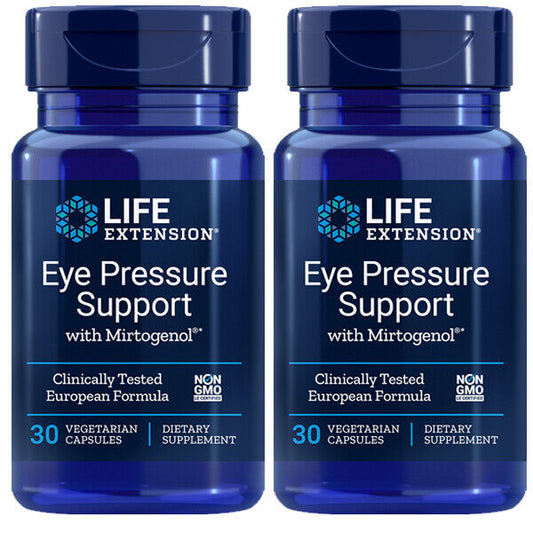 Life Extension Eye Pressure Support with Mirtogenol® – 2x30 Caps | Bilberry & Pycnogenol