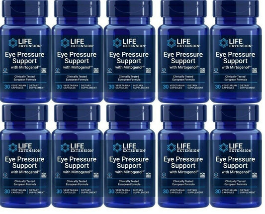 Life Extension Eye Pressure Support with Mirtogenol® – 10x30 Caps | Best Value Bulk Pack