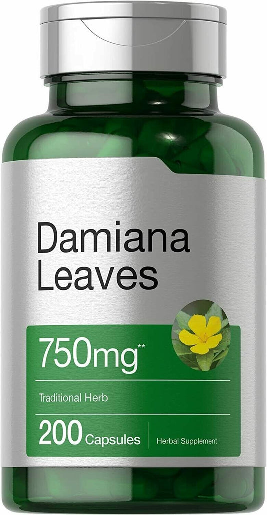Damiana 750mg 180 Capsules Turnera diffusa