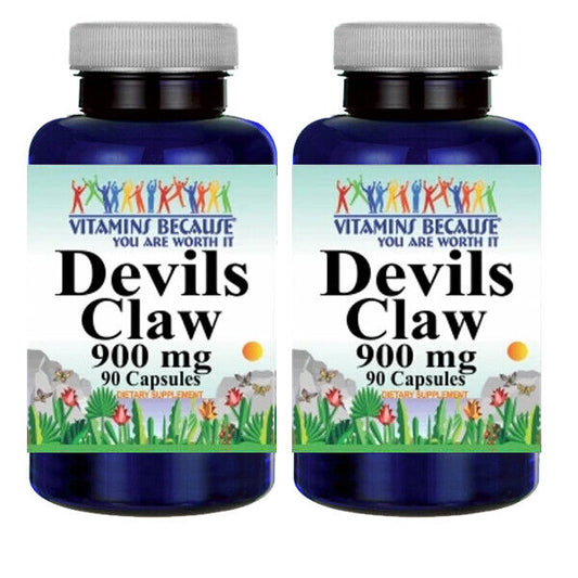Devil's Claw Root 900mg 2X90caps Harpagophytum procumbens