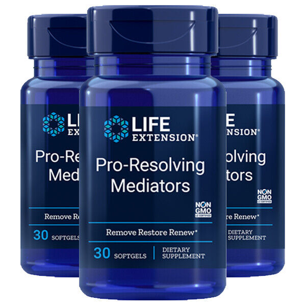Life Extension Pro-Resolving Mediators 3X30gels hydroxydocosahexaenoic acid