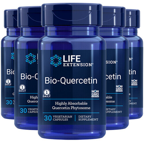 Life Extension Bio-Quercetin Phytosome 10mg | 5x30 Capsules (150 Total) | Equivalent to 500mg Standard Quercetin