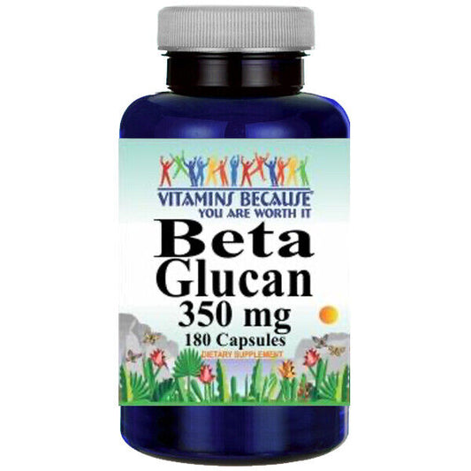 Beta Glucan 1,3/1,6 350mg 180 Caps Saccharomy cerevisiae