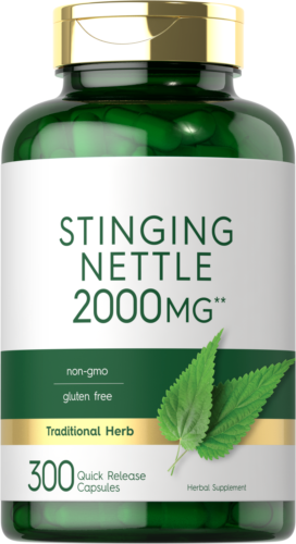 Stinging Nettle Leaf Extract 2000mg 300 Caps Non GMO/No Gluten