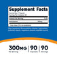 Mega Benfotiamine 300mg 90 Caps Gluten Free and Non-GMO Nutricost Vitamin B1