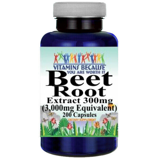 Beet Root Extract 3000mg 200 caps Beta vulgaria