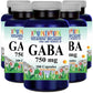 GABA 750mg 5X200 Caps Gamma Aminobutyric Acid USDA Facility