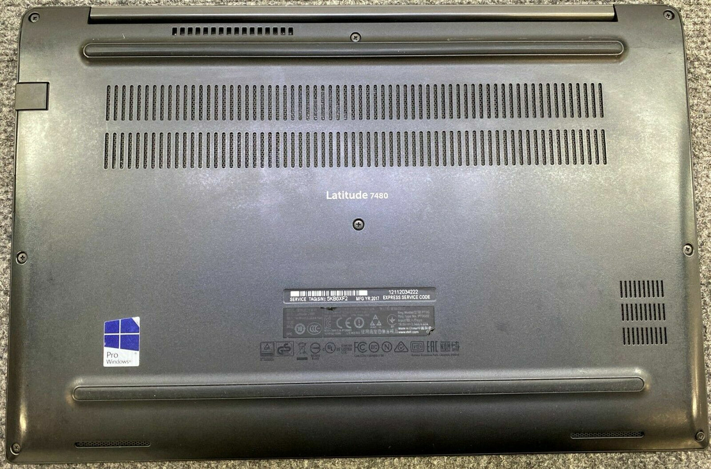 Dell Latitude 7480 14” 1920X1080 Laptop i7-7600U, 16GB RAM, 512GB SSD Windows 10