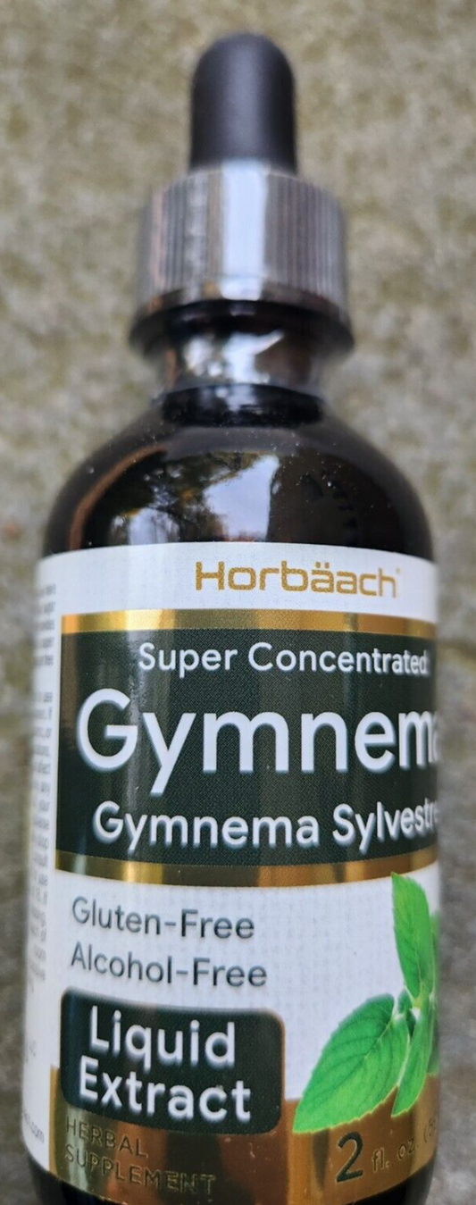 Gymnema Sylvestre Liquid Extract 2 fl oz Alcohol Free/Non-GMO/No Gluten