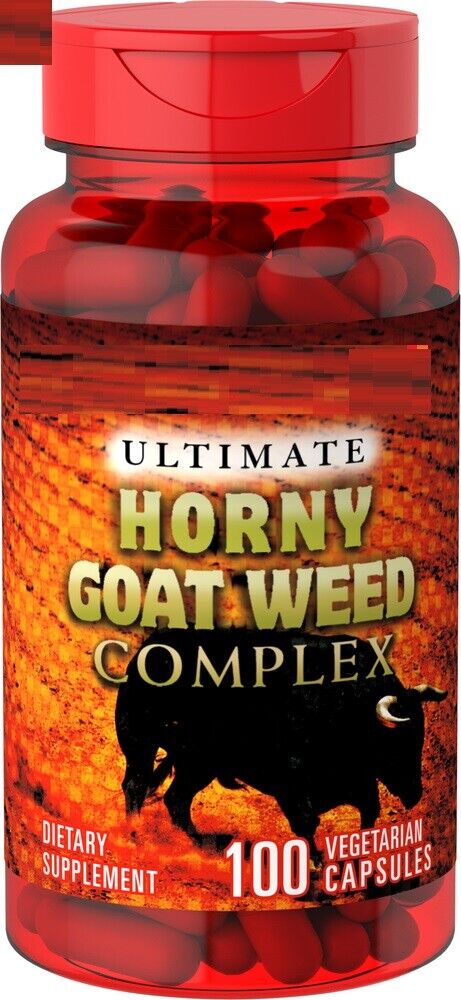 Super Horny Goat Weed, Maca Root, L-Carnitine, L-Arginine 100 Caps