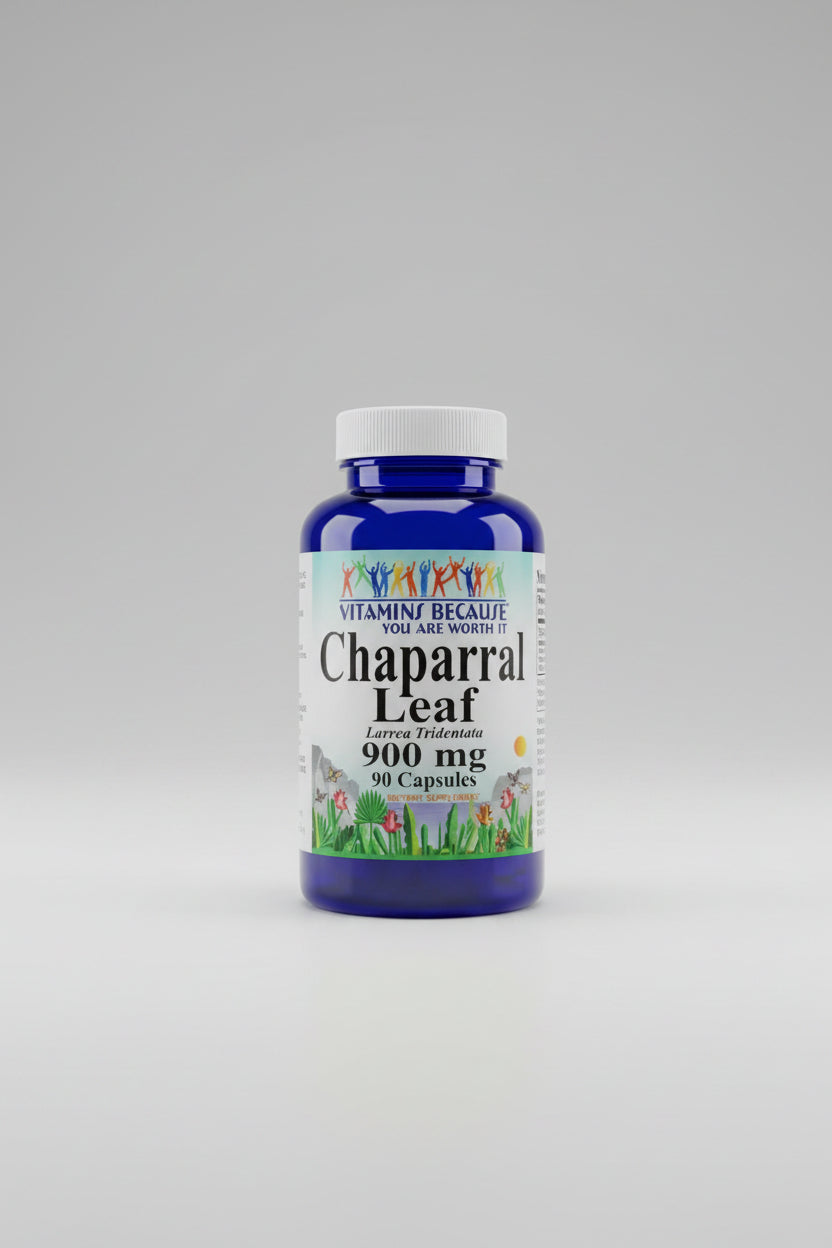 Chaparral Leaf 900mg – 90 Caps | Larrea Tridentata | Antioxidant & Traditional Herbal Support