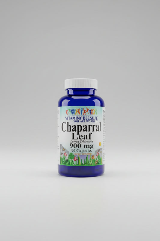 Chaparral Leaf 900mg – 90 Caps | Larrea Tridentata | Antioxidant & Traditional Herbal Support
